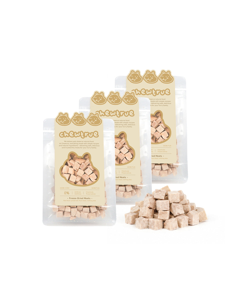 Freeze-Dried Duck Cubes - Cooling Novel Protein