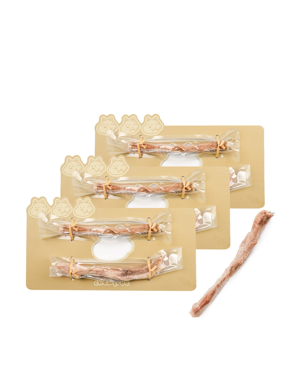 Freeze-Dried Short Beef Pizzle (20cm) - Long Lasting Chew
