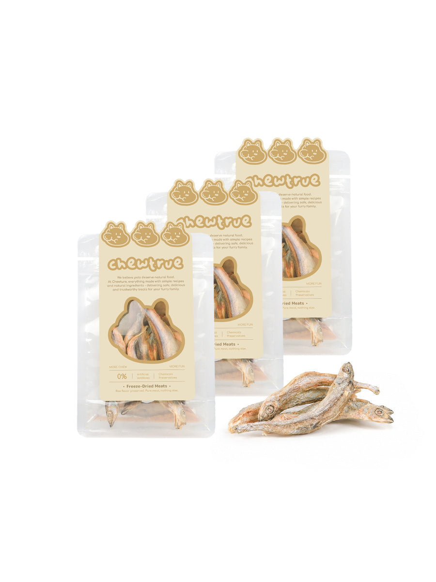 Freeze-Dried Whole Capelin - Omega-3 Rich Fish