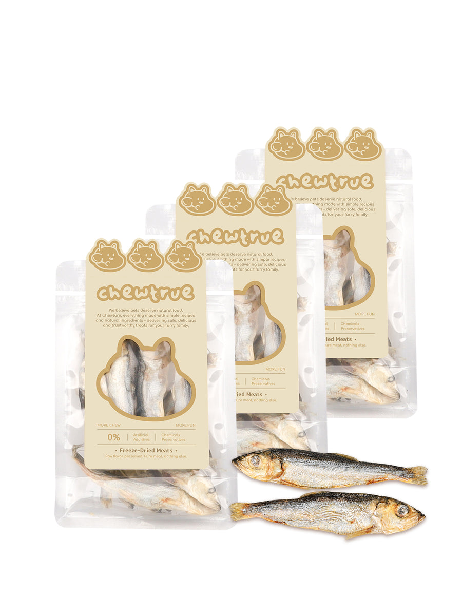 Freeze-Dried Whole Herring - Skin & Coat Superfood