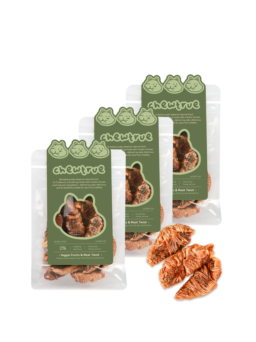 Air-Dried Chicken & Apple Slices - Fiber Rich