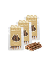 Duck Wrapped Beefhide Rolls (12cm) - Hypoallergenic
