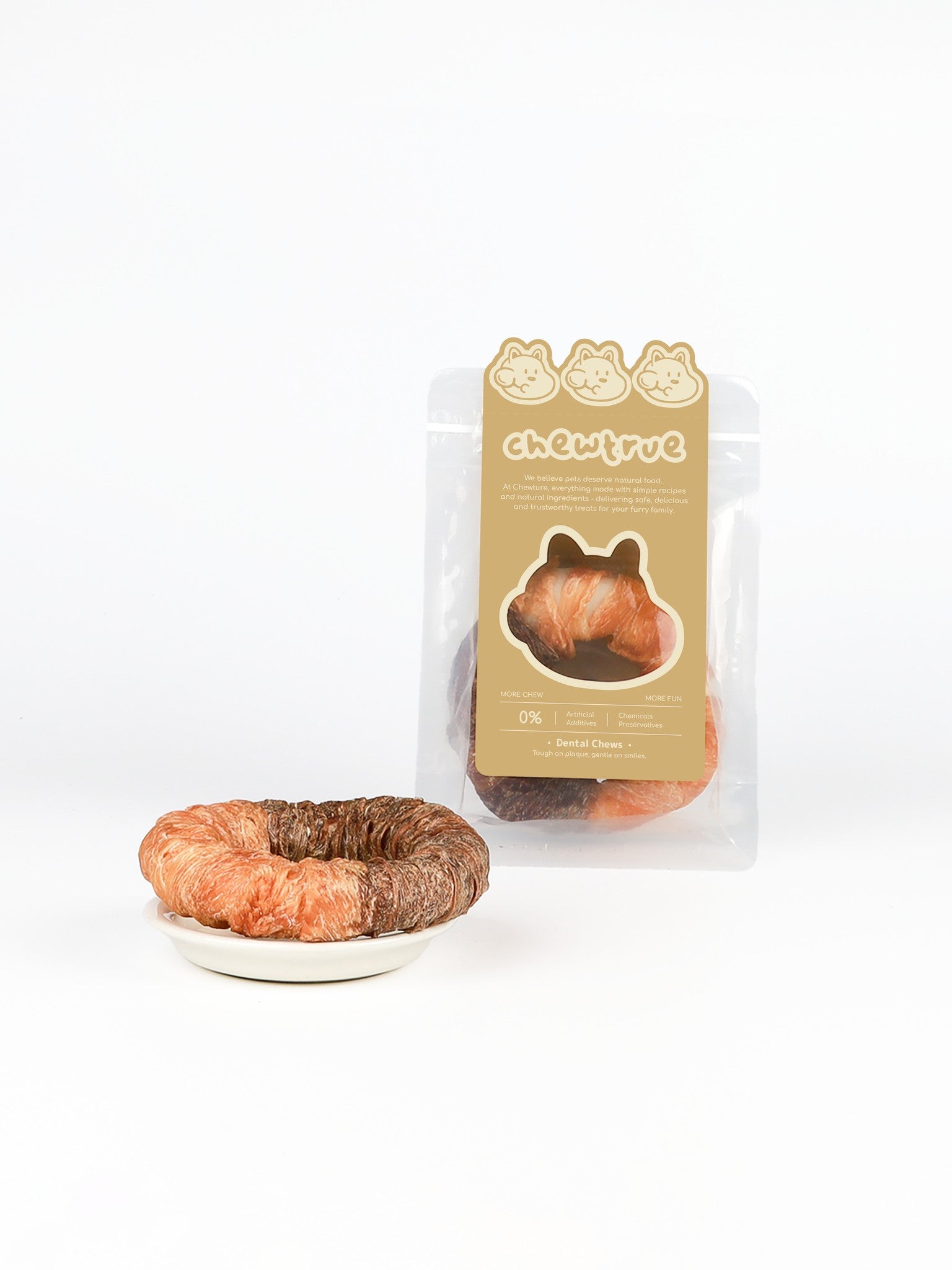 chewtrue-11cm-beefhide-ring-medium