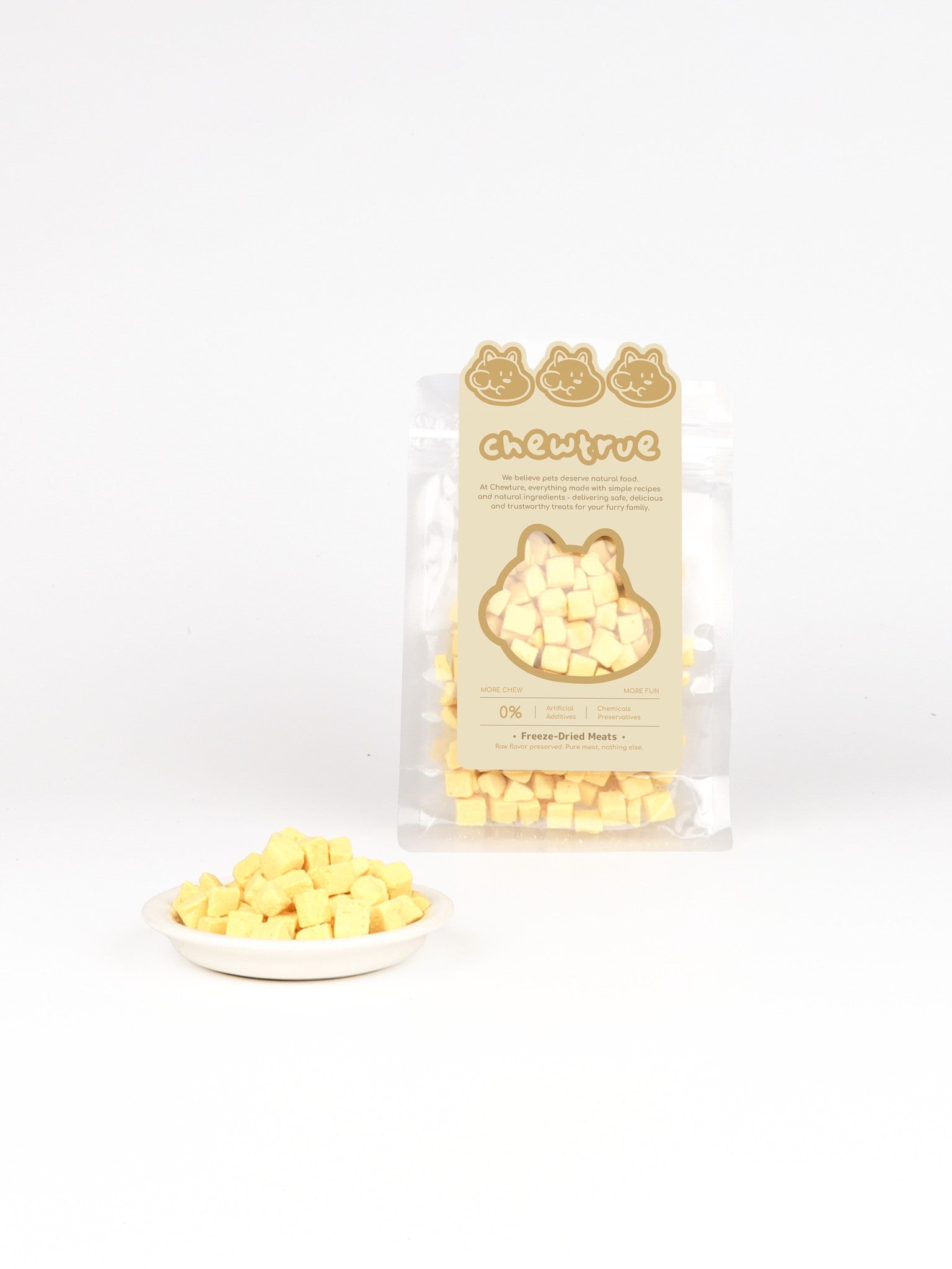 Freeze-Dried Cheese Bites - Calcium Rich Reward
