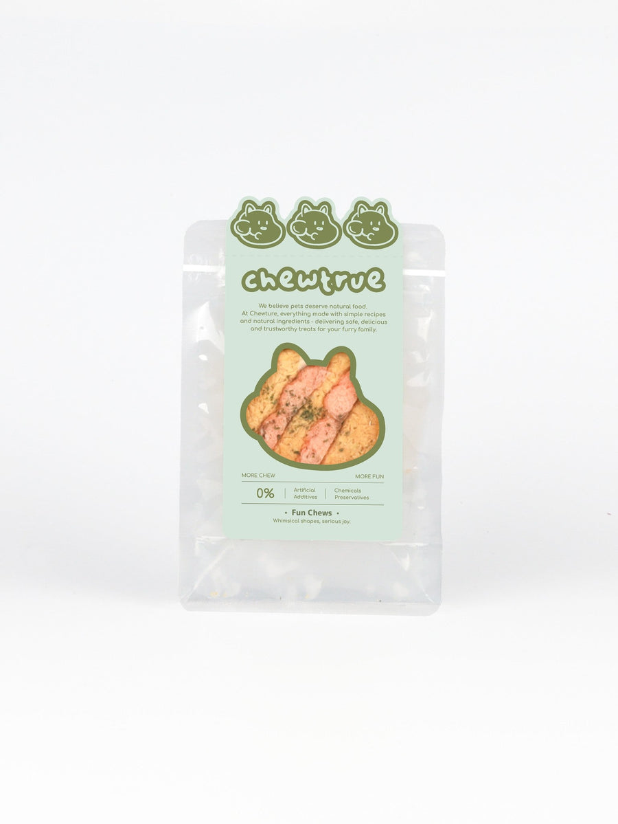 chewtrue chicken salmon pumpkin patties