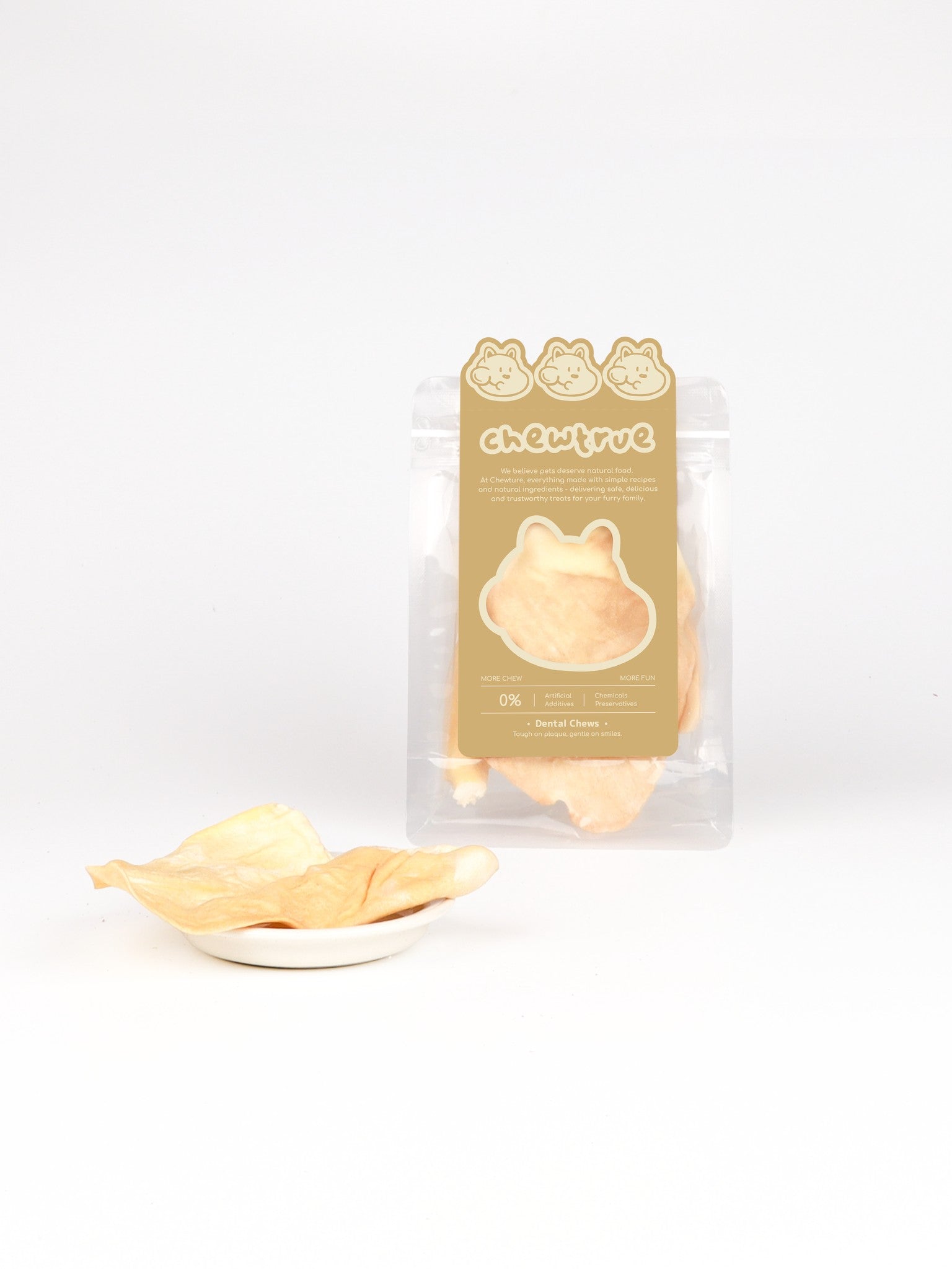 Freeze-Dried Beef Ear - Low Fat Collagen Chew
