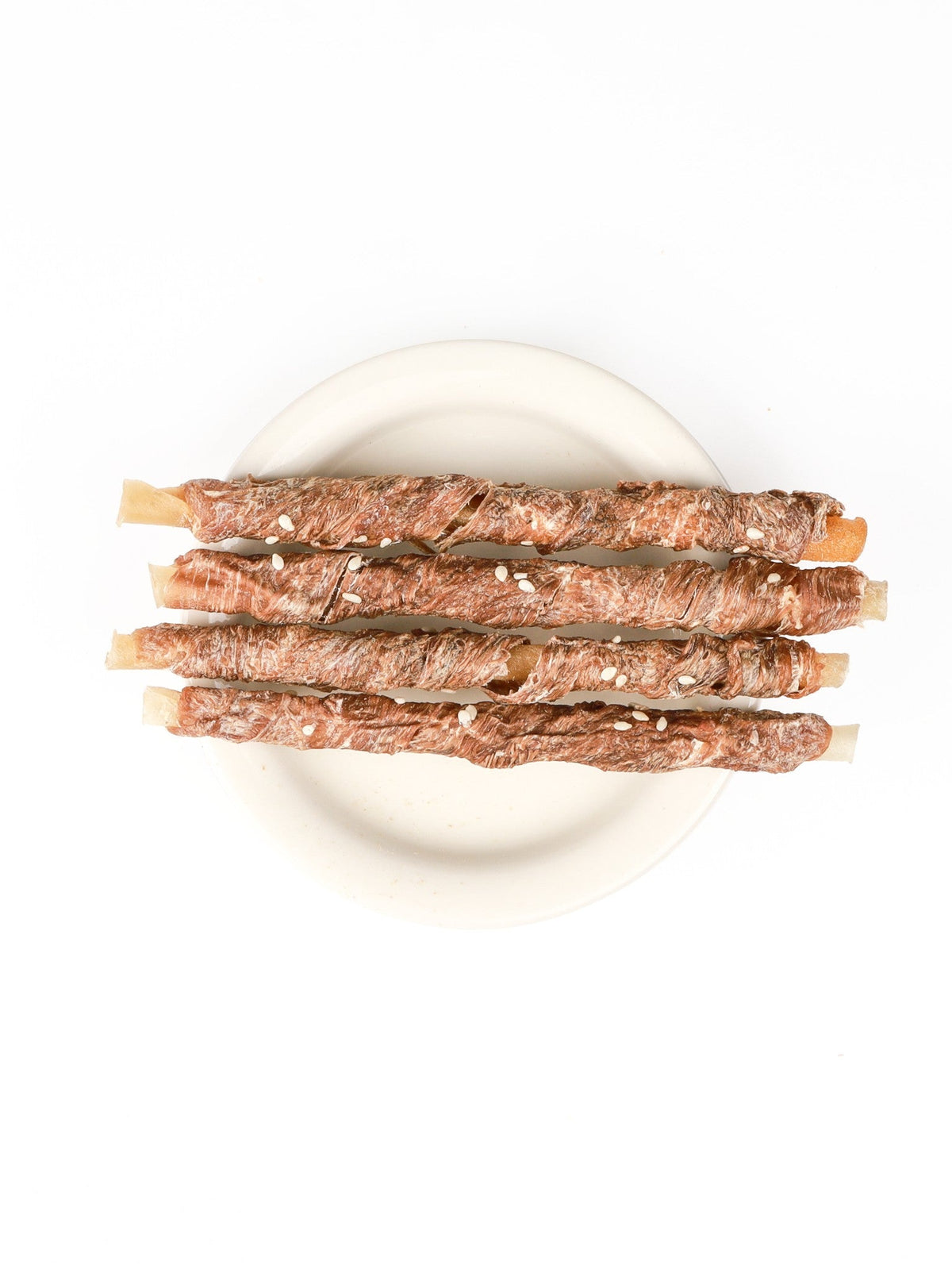 Entenfilet umwickelte Rinderhaut-Rollen (12 cm) - Hypoallergen
