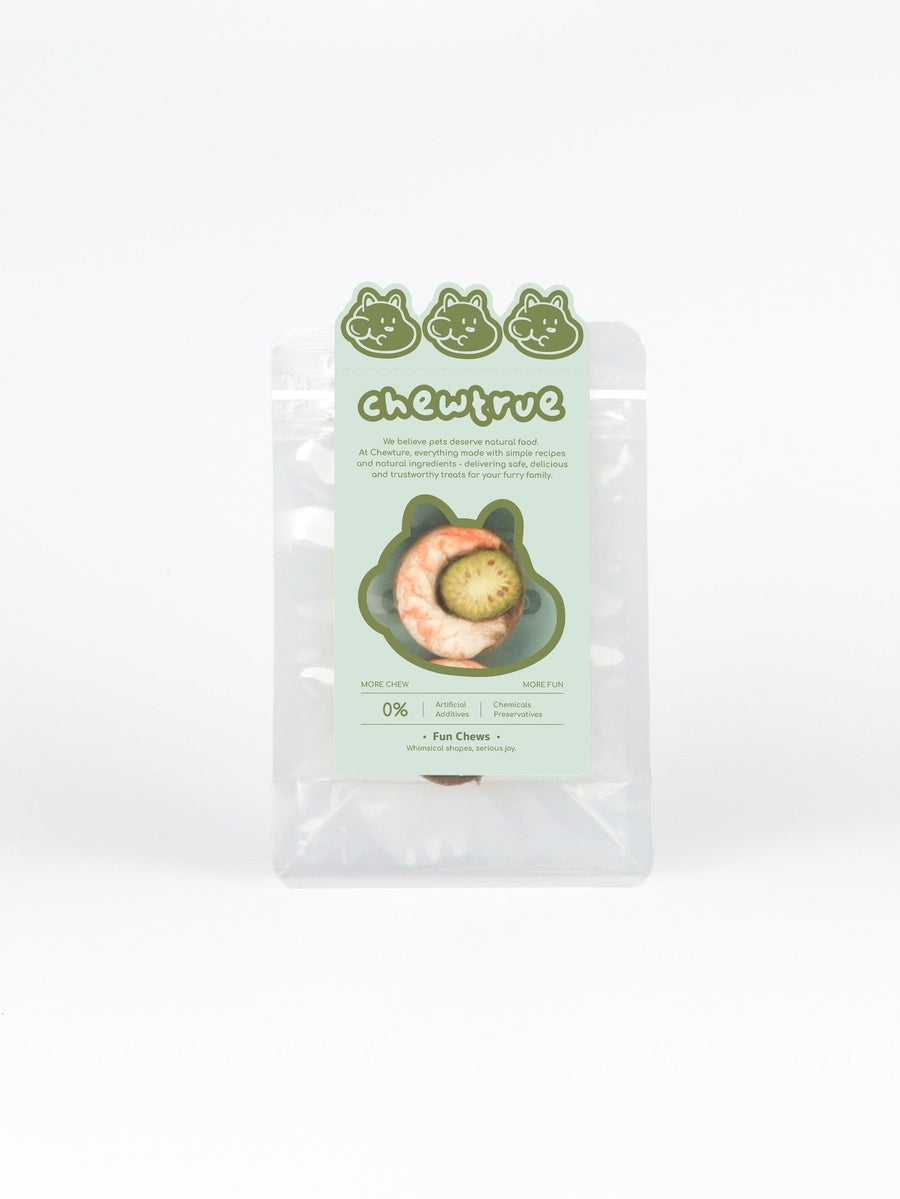 chewtrue goose shrimp patties seabuckthorn kiwi