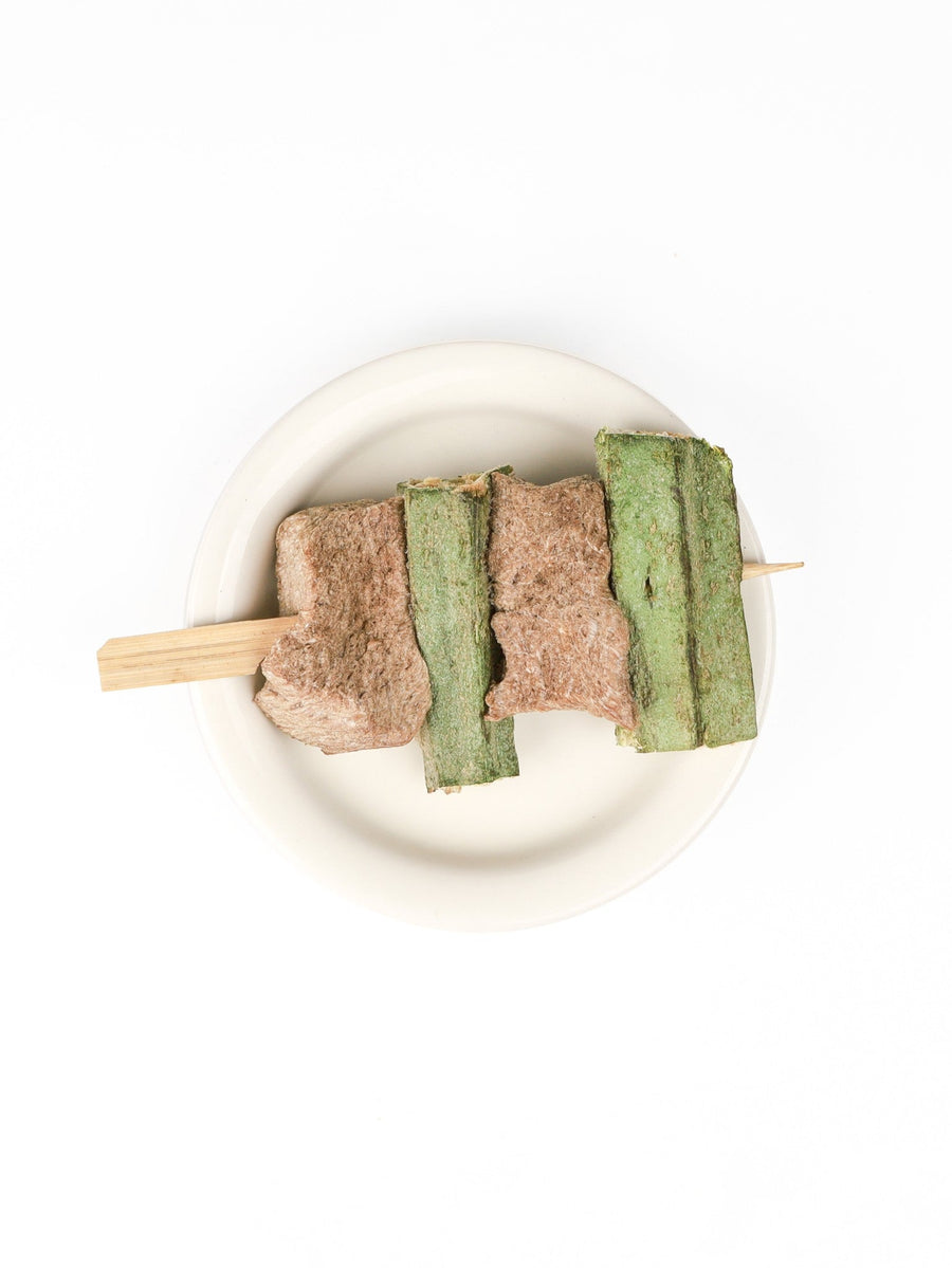 chewtrue nz beef okra skewers