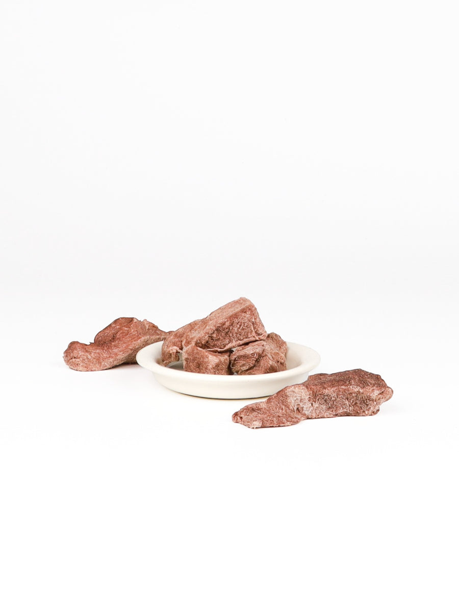 ChewTrue freeze-dried beef chunks dog and cat treat
