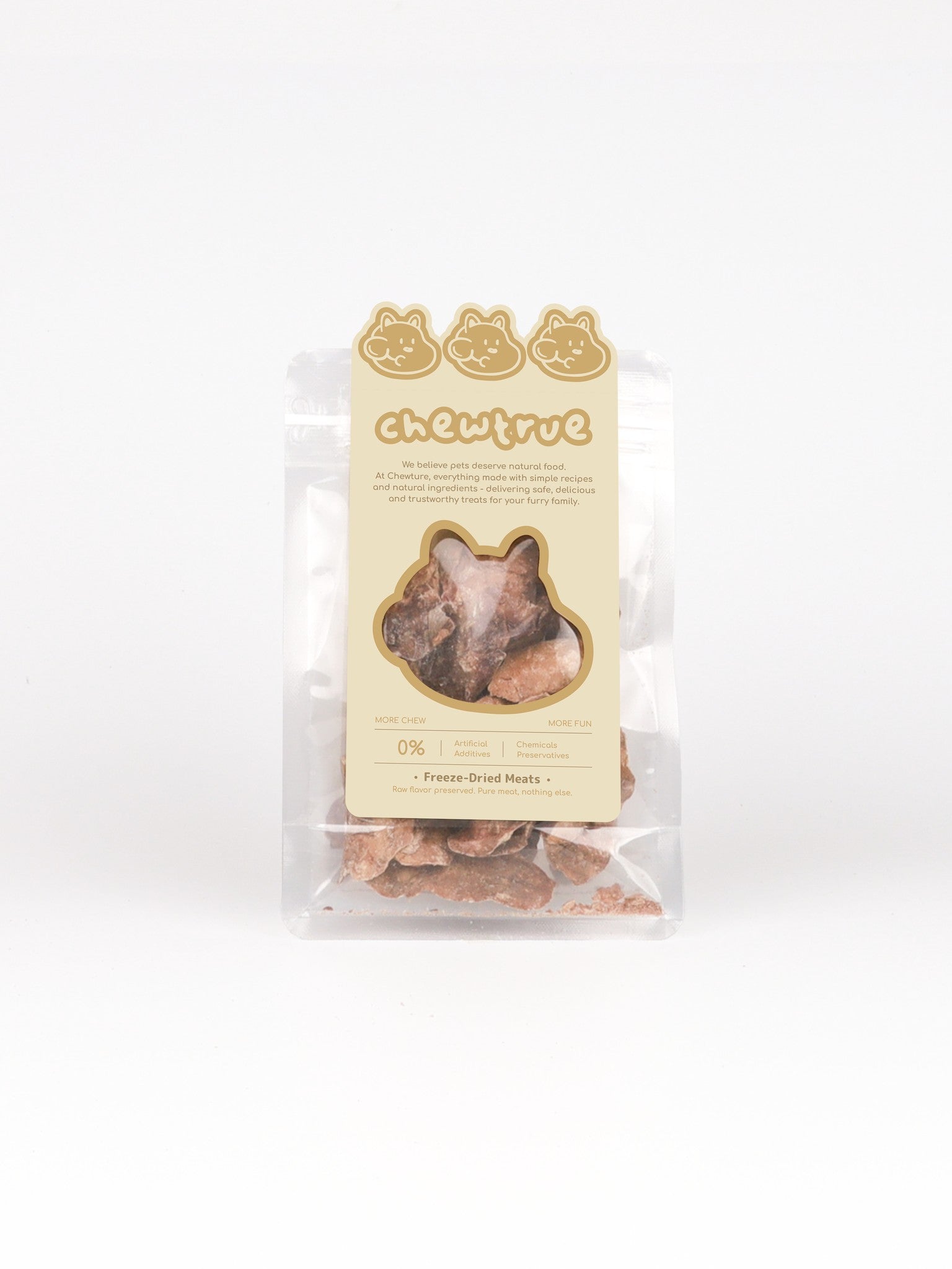 ChewTrue freeze-dried rabbit liver dog and cat treat