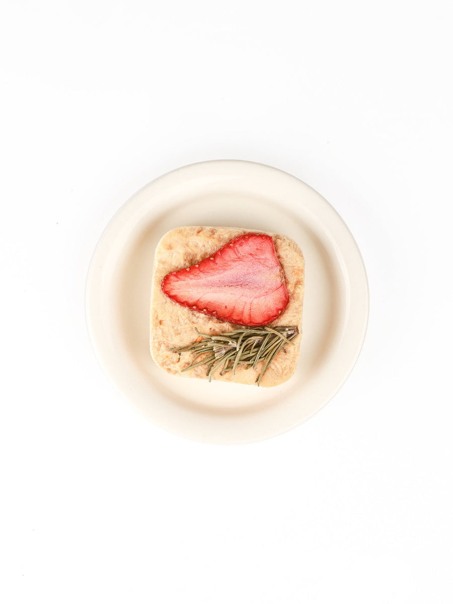 chewtrue salmon patties strawberry bell pepper